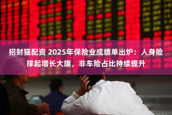 招财猫配资 2025年保险业成绩单出炉：人身险撑起增长大旗，非车险占比持续提升